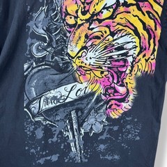 Pro Power Big Tall Tiger True Love Graphic Shirt Size 3XL Punk Edgy Grunge Y2K