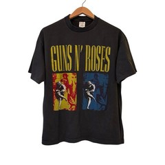 GUNS N ROSES 1992 World Tour VTG 90s Rock Band Single Stitch XL T-Shirt REPRINT