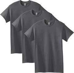 Gildan (3-pack) Solid Ultra/Heavy Cotton Short Sleeve Blank T-Shirt S-3XL