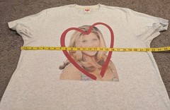 Homage x Boy Meets World Topanga Heart Graphic Print Gray T-Shirt Men’s XL