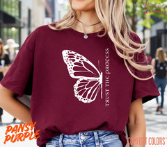 Unisex Half Butterfly “Trust the Process T-Shirt, Men T shirt,Women T shirt Gift