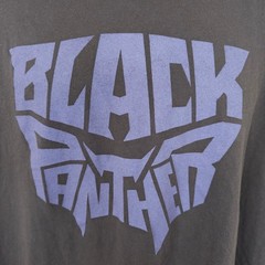 Black Panther T Shirt Mens Size XL Gray Marvel Comics Movie Promo