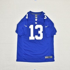 Nike Men NFL On Field Jersey NY Giants #13 Beckham Jr Polyester Blue XL YOUTH