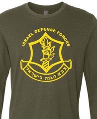 Israeli Army Israel Long sleeve T-shirt IDF (Israeli Defense force )military