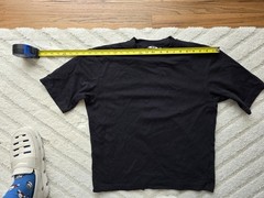 Uniqlo Men Black Oversized T Shirt Size M Asian Size (US S)