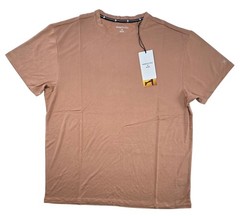 Kenneth Cole Active Tech Crew Neck Short Sleeve T-Shirt Canyon Clay Men’s Size L