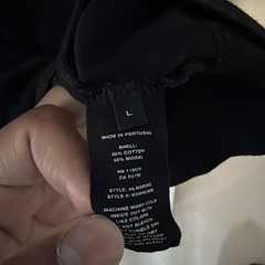 Helmut Lang Men’s Short Sleeve T-Shirt Black , Size L