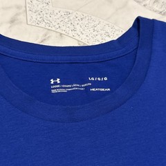 Under Armour UA Freedom Flag Logo Short Sleeve T-Shirt Royal Blue Men’s Sz Large