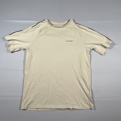 Yellowstone Graphic T Shirt Mens 3XL Beige Ribbed Collar Straight Hem Everyday