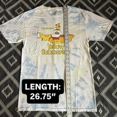 BEATLES Yellow Submarine Licensed Tie Dye T-Shirt 2020. XS Subafilms Preowned NV