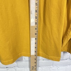 H&M John Boyega Shirt Mens Medium Orange Sustainable Cotton Long Sleeve