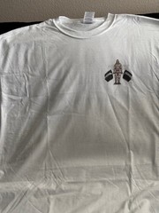 NEW POWER LIFTING : “DTG” PRINT On 100% COTTON WHITE T-SHIRT 2XX