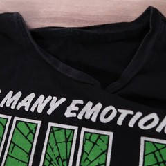 The Many Emotions OF Hulk merch Cartoon Promo Aop Print Tee Cotton, Men`s Size M