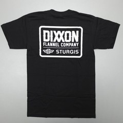 Dixxon Flannel Company Sturgis Badge Tee Shirt Short Sleeve Black Made in USA