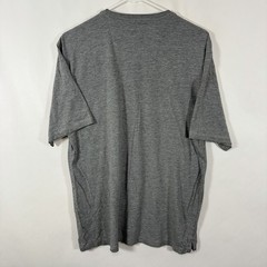 Johnnie-O T Shirt Mens Size Medium Gray Pocket Tag Logo Cotton Rayon Polyester