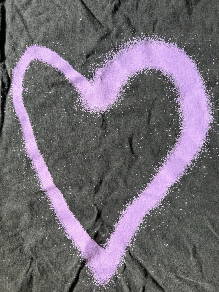 Hayley Williams Bachelorette Party Tour – Heart Paint T-Shirt Medium Paramore