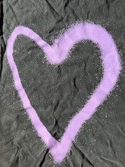 Hayley Williams Bachelorette Party Tour – Heart Paint T-Shirt Medium Paramore