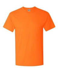 Jerzees TShirt Size M Safety Orange Adult DRI-POWER ACTIVE Stylish