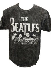 New The Beatles Adult Unisex Mens S-M-L Licensed Black Shirt $24