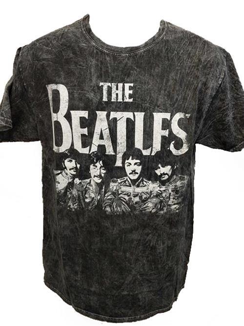New The Beatles Adult Unisex Mens S-M-L Licensed Black Shirt $24
