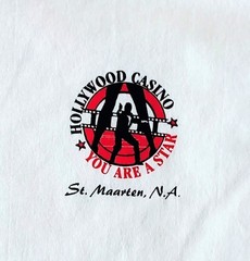 vintage Hollywood Casino St. Maarten, N.A. t-shirt men’s size XL