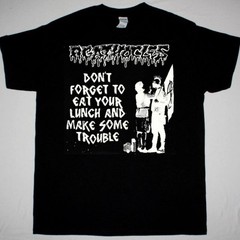 Agathocles Haggus Split Black T-Shirt Grindcore Band Tee