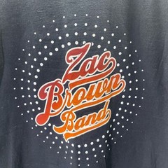 Zac Brown Band 2012 Tour Shirt Mens L Music Country T-shirt Black Event 1874