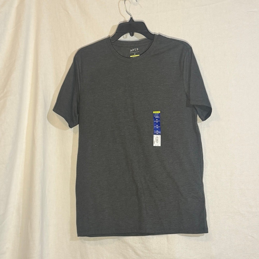 Men’s Apt. 9 Slate Gray Premier Flex T-Shirt Size Medium