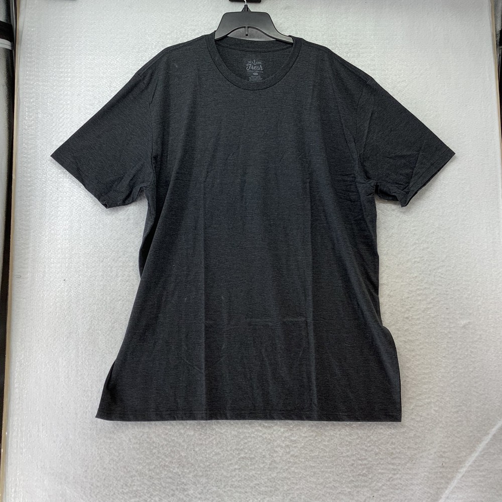 Fresh Clean Tees Men’s Gray Crew Neck Short Sleeve Pullover T Shirt Size 3XLT