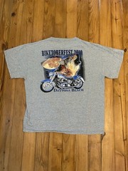Vintage 2010 Biketoberfest Daytona Beach Wolf Motorcycle T Shirt Large