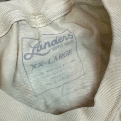 Landers Supply House Shirt Mens XXL Off White Ring Of Fire Sleeveless Tank