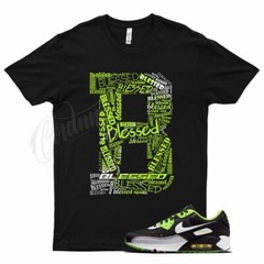 Black BLESSED T Shirt for N Air Max 90 Exeter Edition Volt White 1 Electric 6