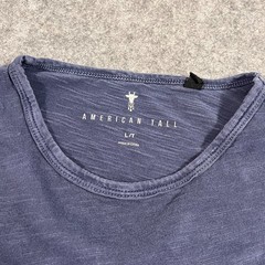 American Tall Future Dusk Blue Regular Fit Slub Short Sleeve Tee Men’s Size L/T