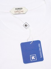 KITON KIRED “Kiss” White Exclusive Crepe Cotton Short Sleeve T-Shirt NEW
