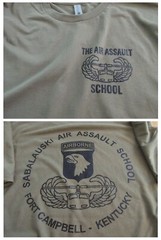 AIR ASSAULT 101 Airborne School SABALAUSKI T-Shirt XL Ft Campbell NEXT LEVEL