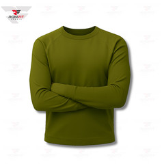 Motorcycle Riding Shirt CE Armored Aramid Protective Biker Olive T-shirt Unisex
