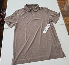32 Degrees Cool T-Shirt for Mens Size M Brown New