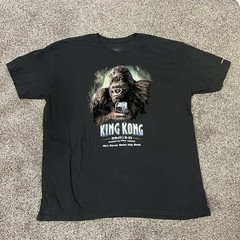 King Kong 360 3D The Ride Universal Studios Hollywood 2XL T-Shirt Textured Fur