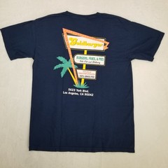 Goldburger Graphic Pocket T-Shirt Men’s Size Large Navy Blue Comfort Colors