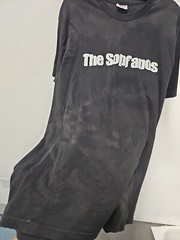 Vtg The Sopranos Men Black T Shirt TV Show Promo Tony T-Shirt Large