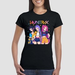 Novelty CHRISTMAS 25! Huntrix girls Mira, Zoey and Rumi t-shirt