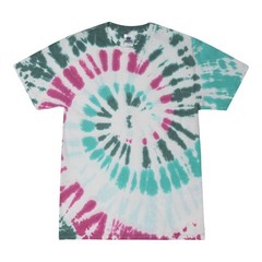 Colortone Tie Dye T-Shirt Unisex Rainbow Vibrant Cotton Tee S M L XL 2XL-5XL New