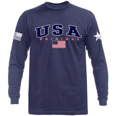 USA Original US Flag Graphic Long Sleeve
