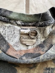 Vintage 90s Jerzees Outdoors Realtree All-Over Print Camo Pocket T-Shirt