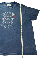 Polo Ralph Lauren Institut Nautique” deep blue graphic t-shirt – 2XB