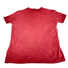 MBX Denim Wear Mens Red Slub Knit V-Neck T-Shirt 100% Cotton Large RN 75670