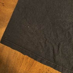 Vintage Style Black Blank T Shirt 5 PRO Athletic 100% Cotton Boxy Fit Size L