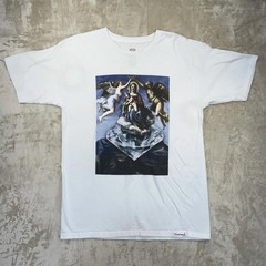 Diamond Supply Co. Virgin Mary Graphic White Crewneck Men’s Street T-Shirt Sz L