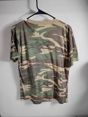 Vintage Woodland Camo T Shirt XL Made USA Single Stitch Camouflage Tee