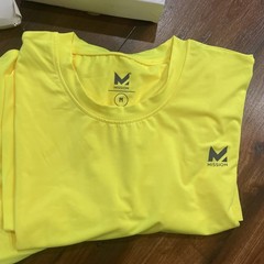 2 Unisex Medium Hi Vis Yellow Cooling Short / Long Sleeve Performance UPF Shirt